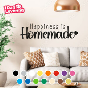 Muursticker Happiness Is Homemade Thumbnail