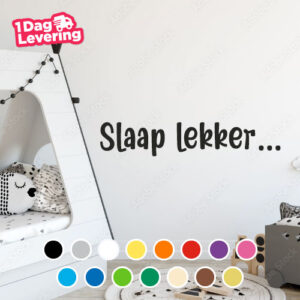 Muursticker Slaap Lekker... Thumbnail