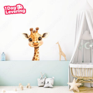 Muursticker Giraffe Hoofd Thumbnail