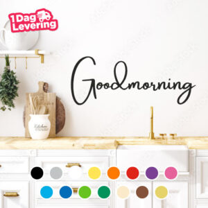 Muursticker Goodmorning Thumbnail