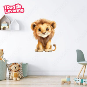 Muursticker Leeuw Lief Thumbnail