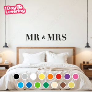 Muursticker MR & MRS Thumbnail