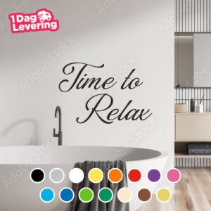 Muursticker Time To Relax Thumbnail