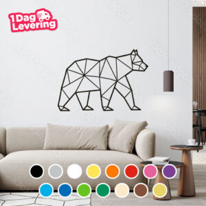 Muursticker Beer Geometrisch Thumbnail