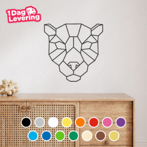 Muursticker Panter Geometrisch Thumbnail