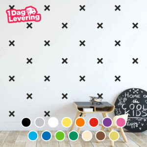 Muursticker Set Kruisjes Thumbnail