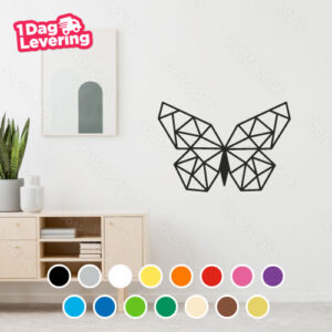 Muursticker Vlinder Geometrisch Thumbnail